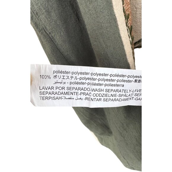 Zara Floral Embroidered Boho Tunic Dress With Bell Sleeves V-Neckline Medium - Picture 8 of 11